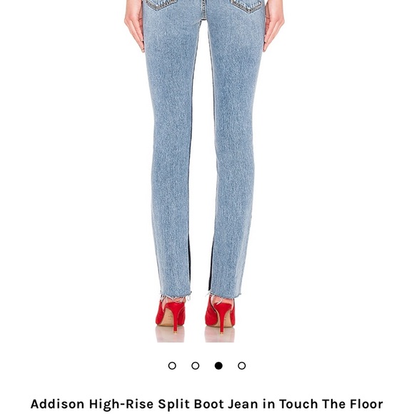 Addison High-Rise Split Boot Jean in Touch The Flo - Picture 3 of 3